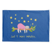 かわいい眠れるナマケモノ枕カバー 枕カバー (裏面)