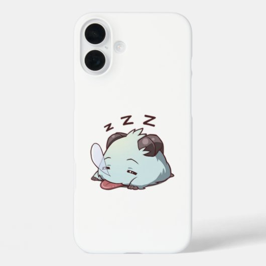 かわいい眠れるポロリーグの伝説の動物 Case-Mate iPhoneケース (裏面)