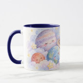 かわいい眠れる惑星マグ マグカップ (左)