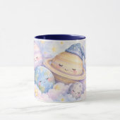かわいい眠れる惑星マグ マグカップ (中央)