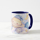 かわいい眠れる惑星マグ マグカップ (正面右)
