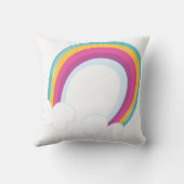 かわいい眠カラフルりベビー一角獣 クッション (裏面)