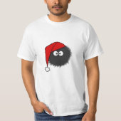 かわいい眩まされた虫のクリスマス Tシャツ (正面)
