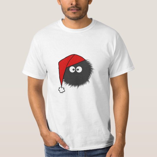 かわいい眩まされた虫のクリスマス Tシャツ (正面)