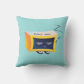 かわいい睡眠目覚まし時計キャラクター クッション (裏面)