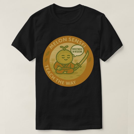 かわいい知恵メロン日本人先生 Tシャツ (デザイン正面)