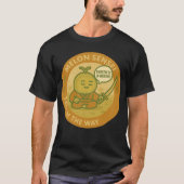 かわいい知恵メロン日本人先生 Tシャツ (正面)