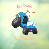 かわいい砂丘乳母車オフロードビークル漫画 ウィンドウサイン (シート3)