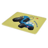 かわいい砂丘乳母車オフロードビークル漫画 カッティングボード (角)