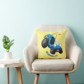 かわいい砂丘乳母車オフロードビークル漫画 クッション (椅子)