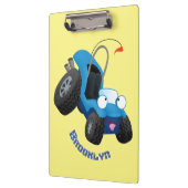 かわいい砂丘乳母車オフロードビークル漫画 クリップボード (左)