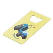 かわいい砂丘乳母車オフロードビークル漫画 クレジットカード栓抜き (裏面アングル)