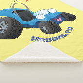 かわいい砂丘乳母車オフロードビークル漫画 シェルパブランケット (3/4)