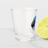 かわいい砂丘乳母車オフロードビークル漫画 ショットグラス (左)