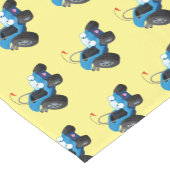 かわいい砂丘乳母車オフロードビークル漫画 ショートテーブルランナー (コーナー)