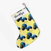 かわいい砂丘乳母車オフロードビークル漫画 スモールクリスマスストッキング (裏面 (吊り時))