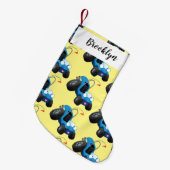 かわいい砂丘乳母車オフロードビークル漫画 スモールクリスマスストッキング (正面 (吊り時))