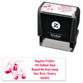 かわいい砂丘乳母車オフロードビークル漫画 セルフインキングスタンプ (インサイチュ)