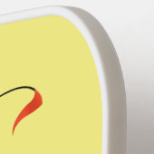 かわいい砂丘乳母車オフロードビークル漫画 ピックルボールラケット (左詳細)