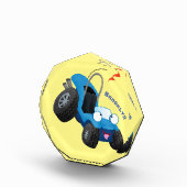 かわいい砂丘乳母車オフロードビークル漫画 フォトブロック (右)