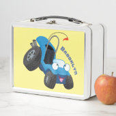 かわいい砂丘乳母車オフロードビークル漫画 メタルランチボックス (インサイチュ)