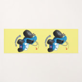 かわいい砂丘乳母車オフロードビークル漫画 ヨガマット (正面(横))