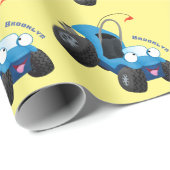 かわいい砂丘乳母車オフロードビークル漫画 ラッピングペーパー (ロールコーナー)