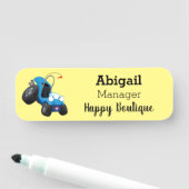 かわいい砂丘乳母車オフロードビークル漫画 名札 (インサイチュ)