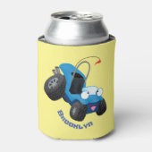 かわいい砂丘乳母車オフロードビークル漫画 缶クーラー (缶正面)