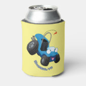 かわいい砂丘乳母車オフロードビークル漫画 缶クーラー (缶裏面)