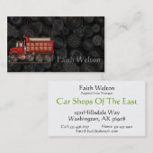 かわいい砂利のダンプトラック 名刺 (正面/裏面)