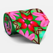 かわいい砂漠のバラ模様 ネクタイ (ロール)