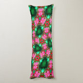 かわいい砂漠のバラ模様 ボディピロー (裏面 (縦))