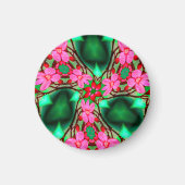 かわいい砂漠のバラ模様 マグネット (正面)