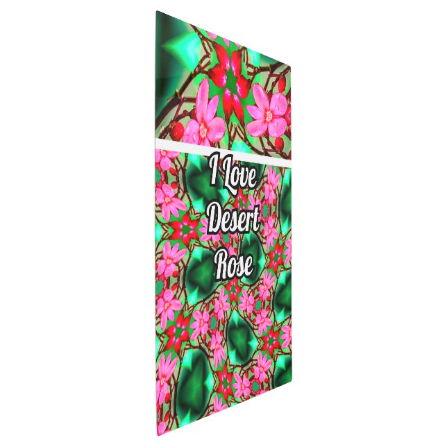 かわいい砂漠のバラ模様 メタルプリント (3/4)