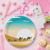 かわいい砂漠のラクダのパーティー ペーパープレート (パーティー)