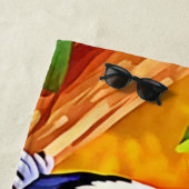 かわいい砂糖グライダー ビーチタオル (インサイチュ)