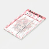 かわいい砂糖スカルウィークリー食事プラン ポストイット (アングル)