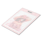 かわいい砂糖スカルショッピングリスト ノートパッド (アングル)