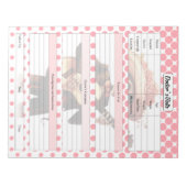 かわいい砂糖スカルドクターの訪問 ノートパッド (正面)