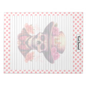 かわいい砂糖スカルフードジャーナル ノートパッド (正面)