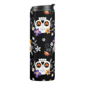 かわいい砂糖スカル手描き タンブラー (回転左)