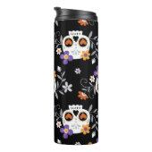 かわいい砂糖スカル手描き タンブラー (回転右)