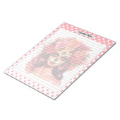 かわいい砂糖スカル重要な注意事項 ノートパッド (アングル)