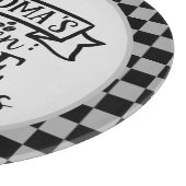 かわいい祖母のキッチンコーヒーパイのワードアート カッティングボード (角)