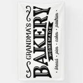 かわいい祖母のキッチンベーカリーの装飾バナー 横断幕 (縦)