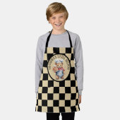 かわいい祖母の小さなヘルパー追加文字 エプロン (着用した状態)