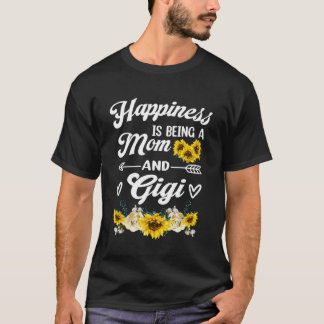 かわいい祖母の幸せは母であり、ギギmot tシャツ