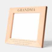 かわいい祖母引用文タイポグラフィウッド写真フレーム レーザー彫刻フレーム (左)