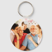 かわいい祖父母グランドキッズ家族フォトギフトアイディア キーホルダー (裏面)
